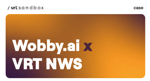 How VRT NWS uses Wobby: AI-Assisted Data Journalism